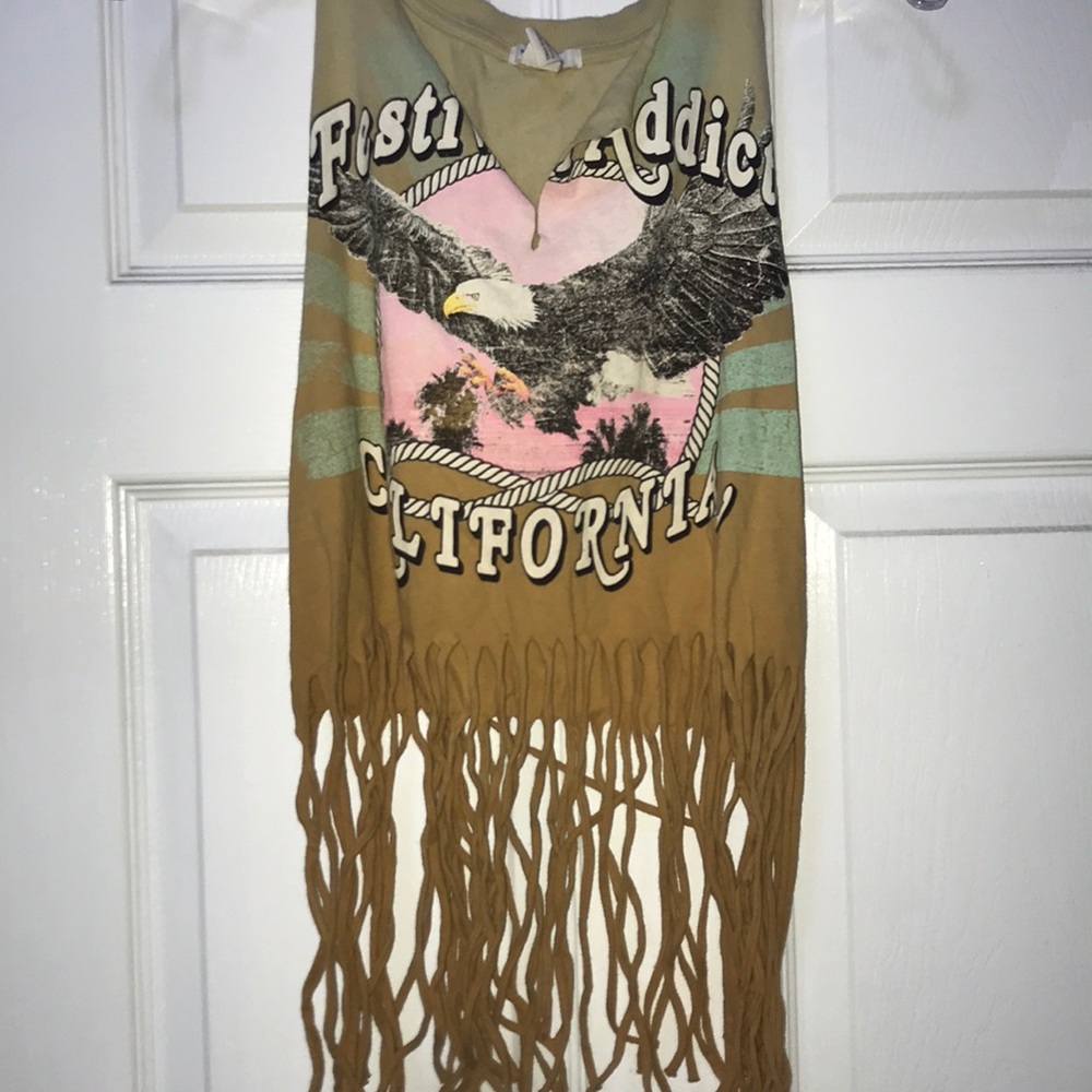 “Festival Addict” Graphic Tank Top